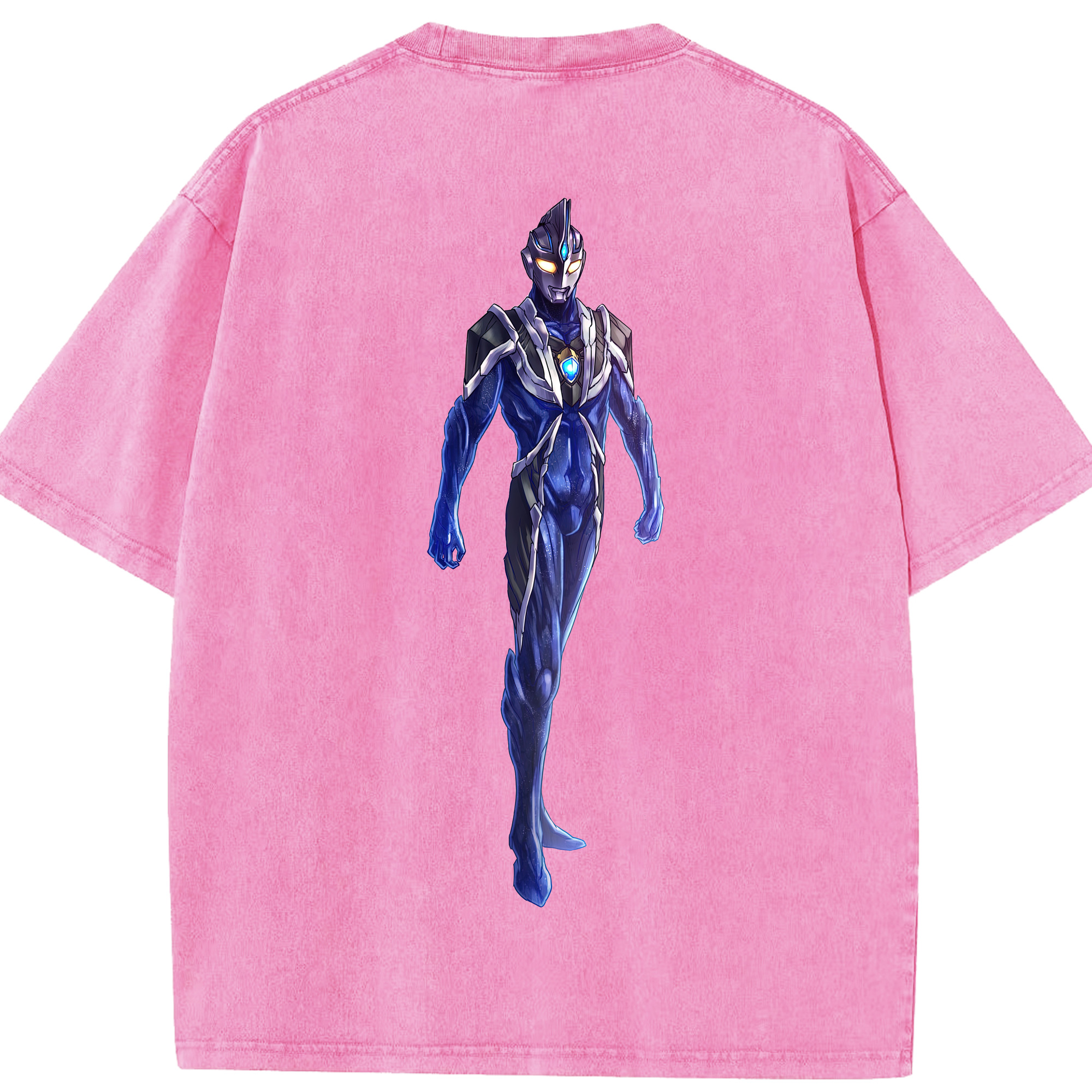 （画像用） ウルトラマン Ultraman 綿100% ヴィンテージ風 半袖Tシャツ（背面プリント）